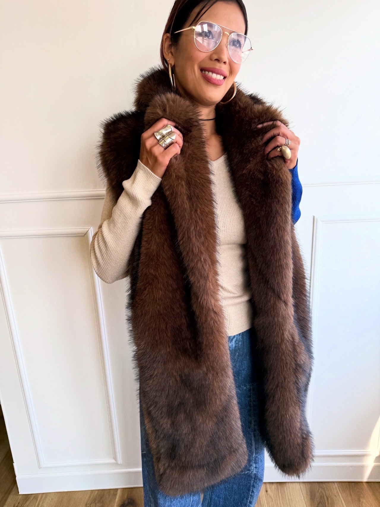 ミカーレミカーレ MICALLEMICALLE エコファーストール