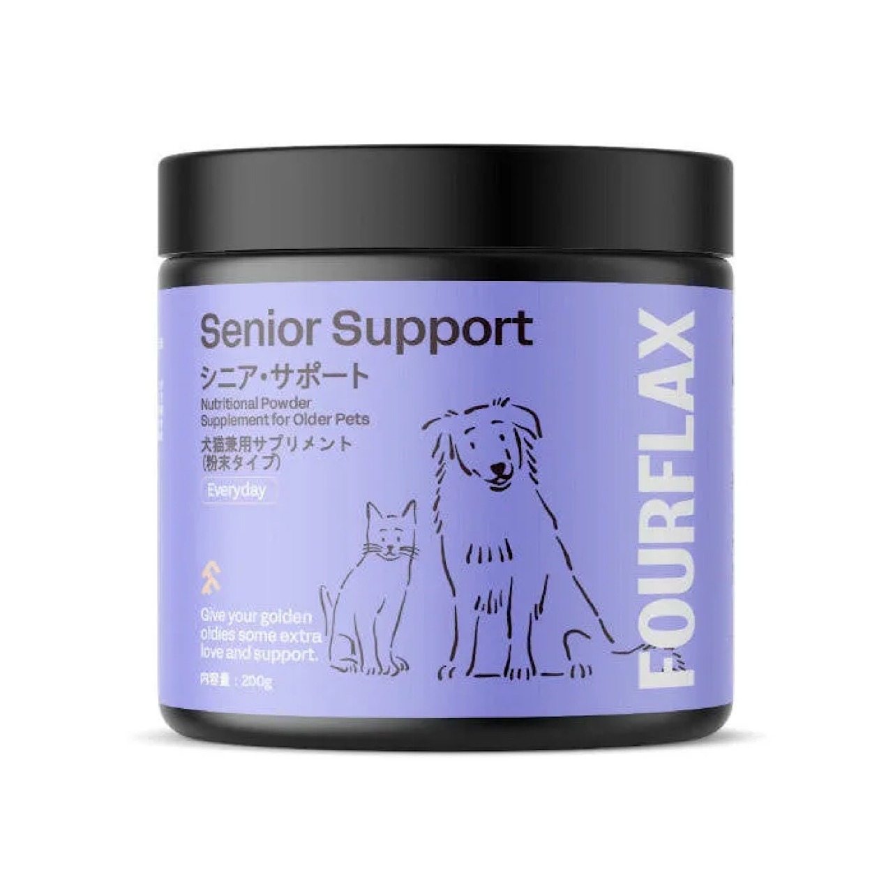Ｋ９Ｎａｔｕｒａｌ ＦＯＵＲＦＬＡＸ シニアサポート  100ｇ 骨・関節・腸・肝臓・泌尿器系・皮膚・口内環境・目・脳