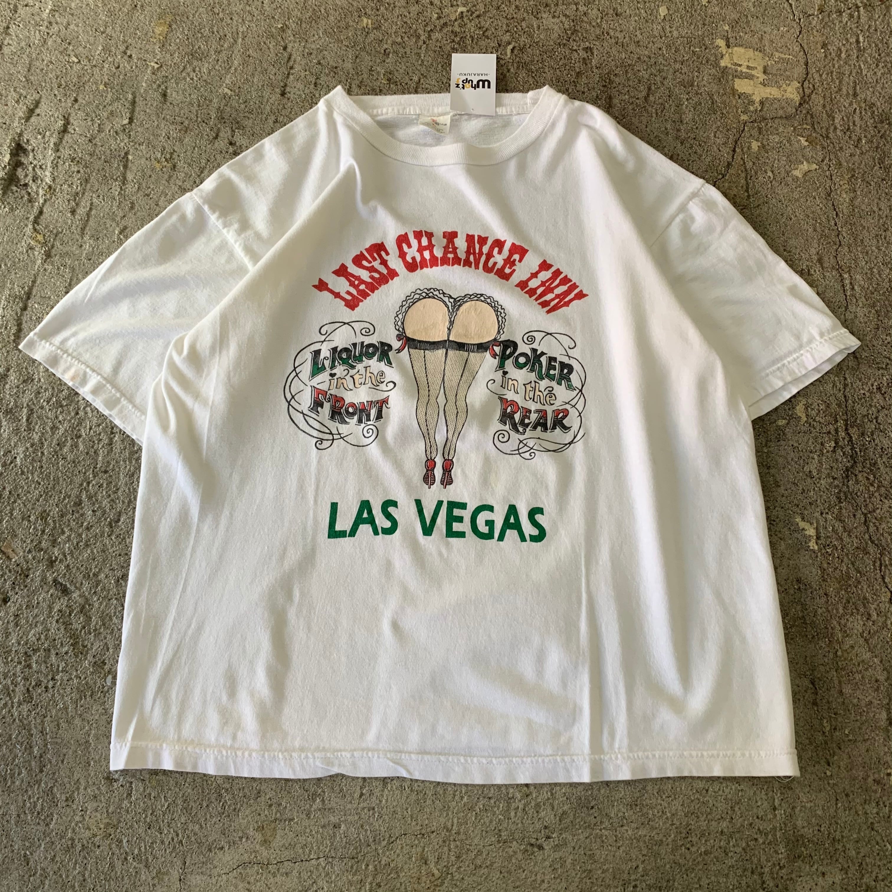 90s LAST CHANCE INN LAS VEGAS T-shirt | What'z up