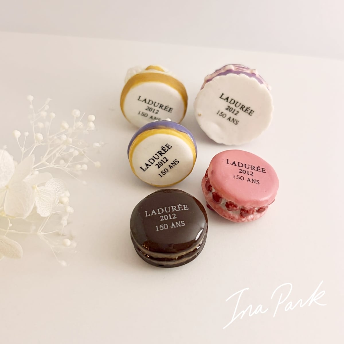 入手困難品 LADURÉE 2012 150周年 5個フルセット フェーヴ ラデュレ
