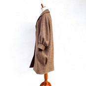 Pale Jute  Tweed coat "short"　再入荷