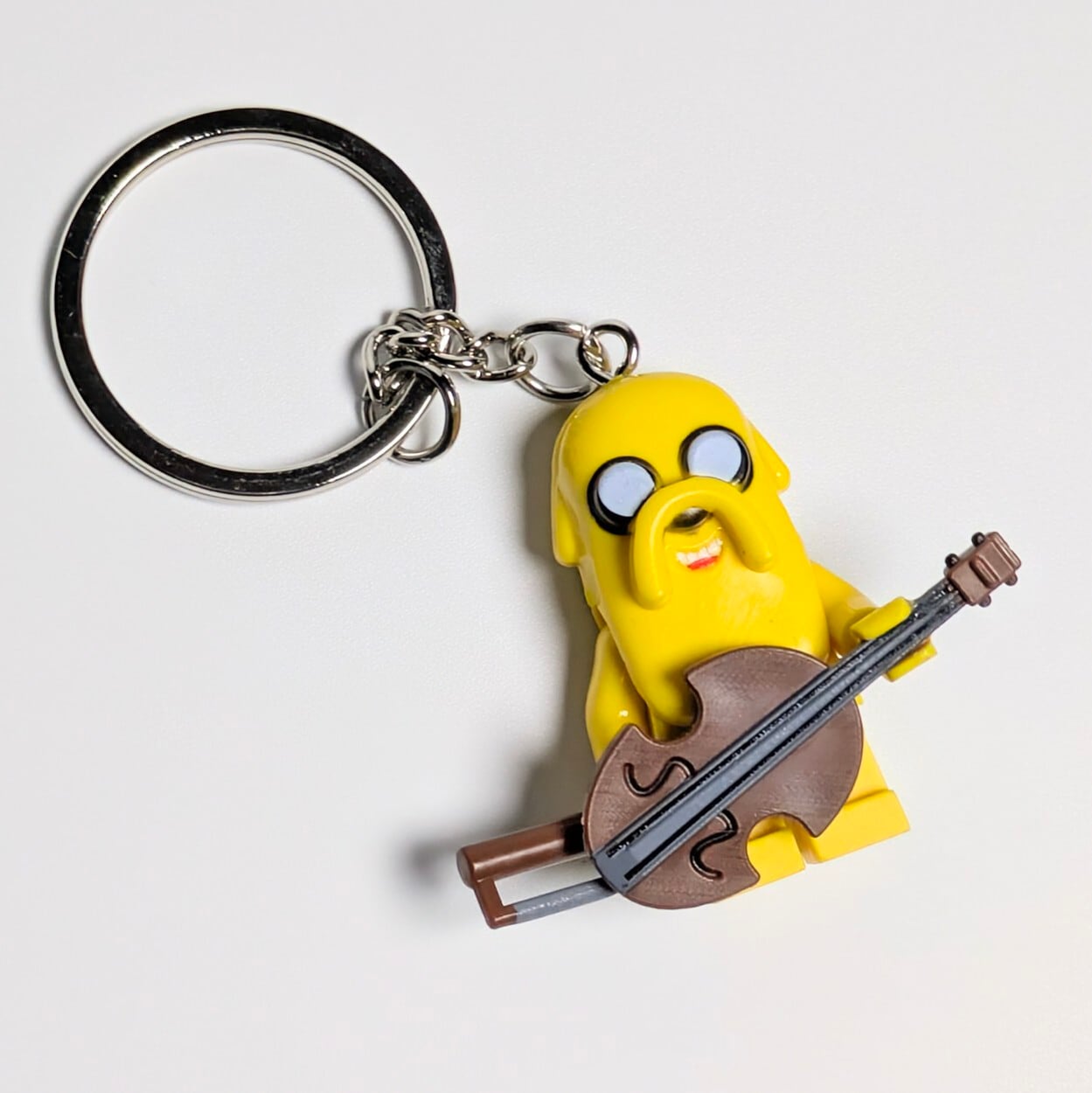 ☆ブロックフィギュアキーホルダー☆【 アドベンチャータイム  (Adveuture Time) 】ジェイク〚アメリカン雑貨 アメトイ〛