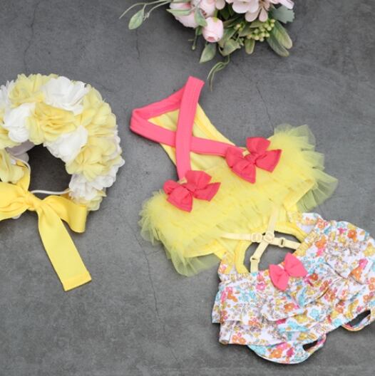 予約【HAPPYJJANGGU】Candy Cross Bikini yellow