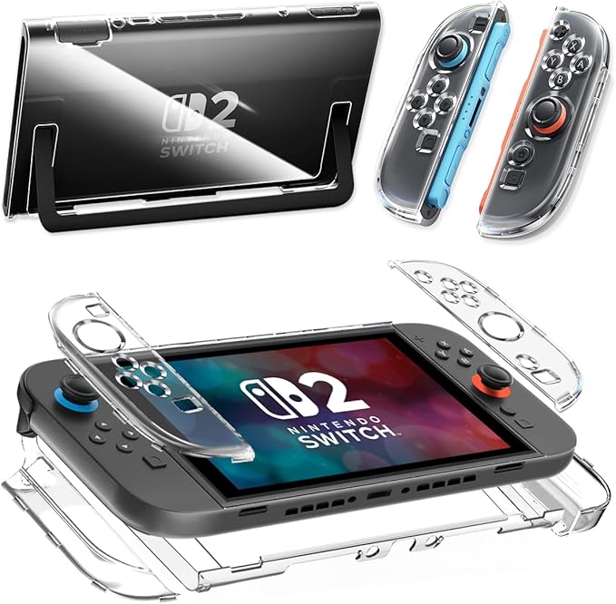 Nintendo Switch 2 カバー クリア [ONETIAOLONG] スイッチ2 ケース PC