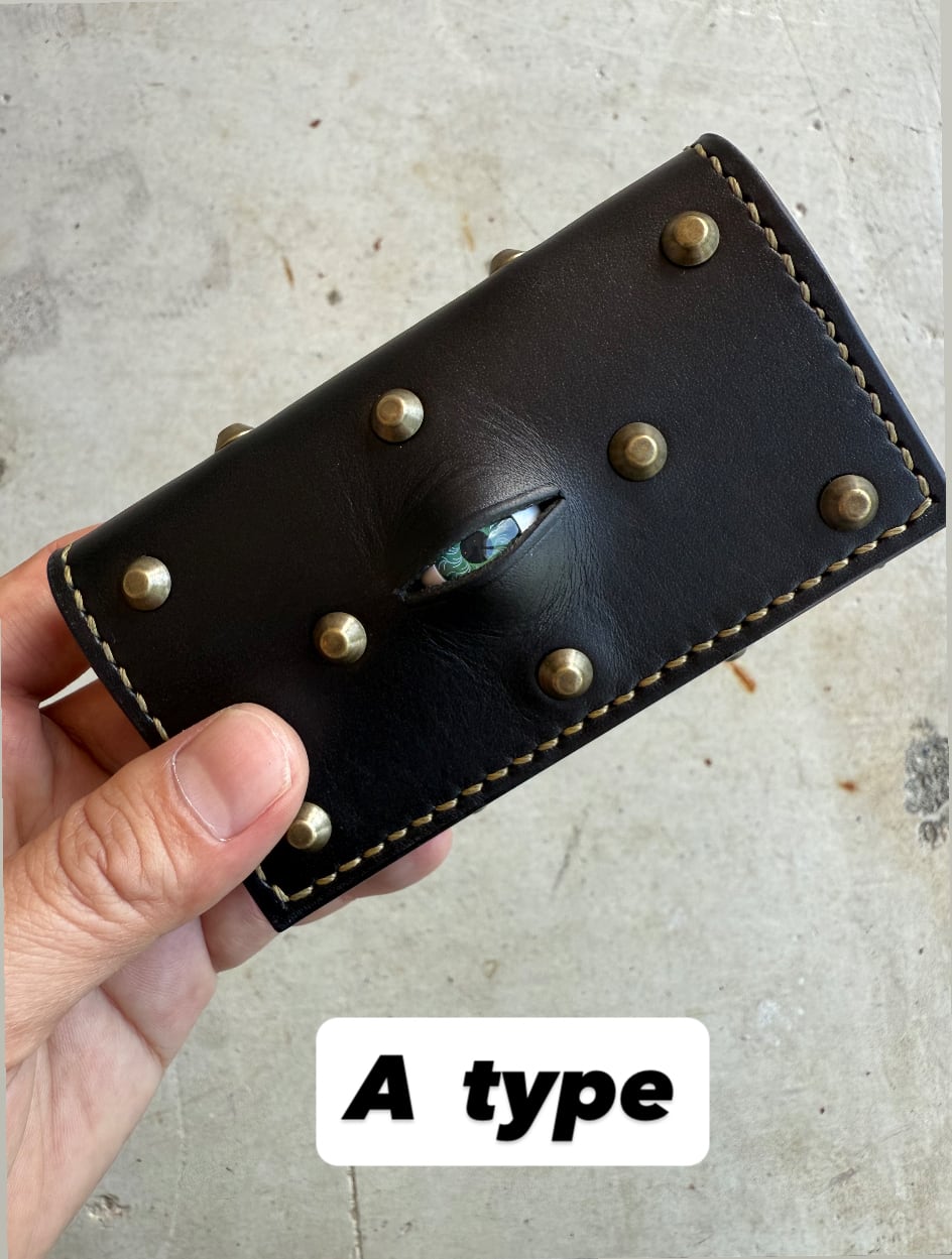 受注生産】MARYAMホースバットミドルトラッカーウォレット2層【MTW-00