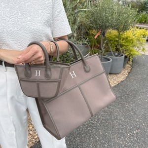 Buddy. canvas bag large【Mocha×Mocha