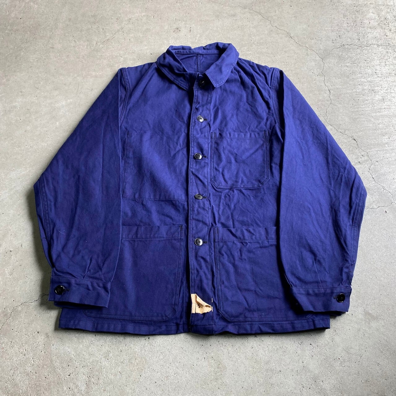 DEADSTOCK フレンチ ワーク ジャケット 52 コットンツイル 60s