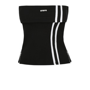 side line slit bodycon tube top la1276