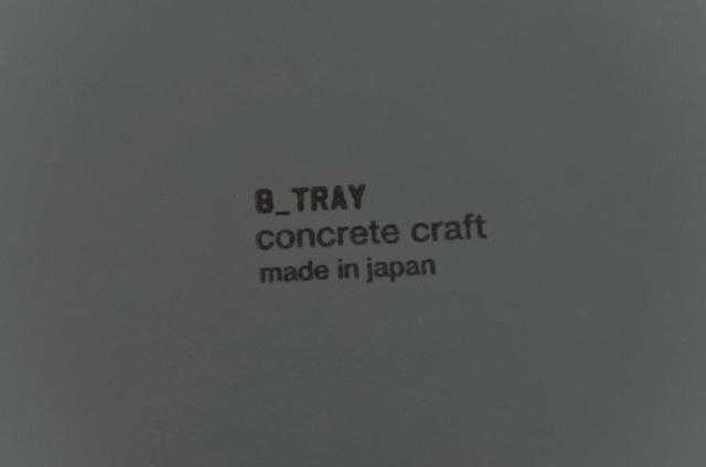 8_TRAY / concrete craft グレー S