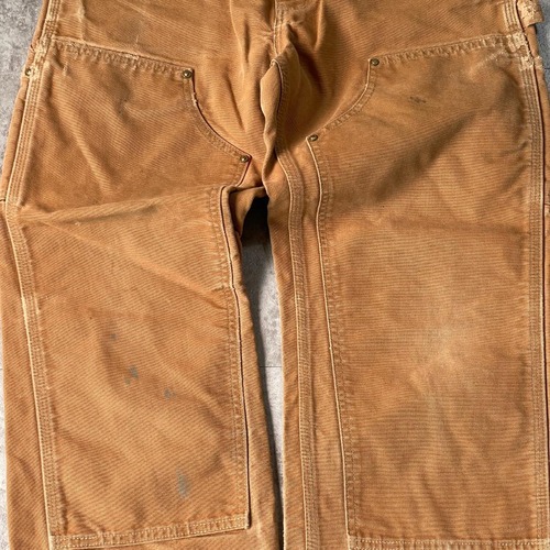 20s USA製 ブラウン ダブルニー Carhartt B01-M 30×32 詳細写真5
