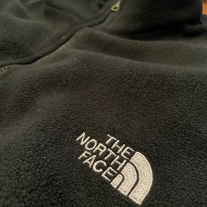 【THE NORTH FACE】フルジップ フリースジャケット 刺繍ロゴ Lサイズ US古着