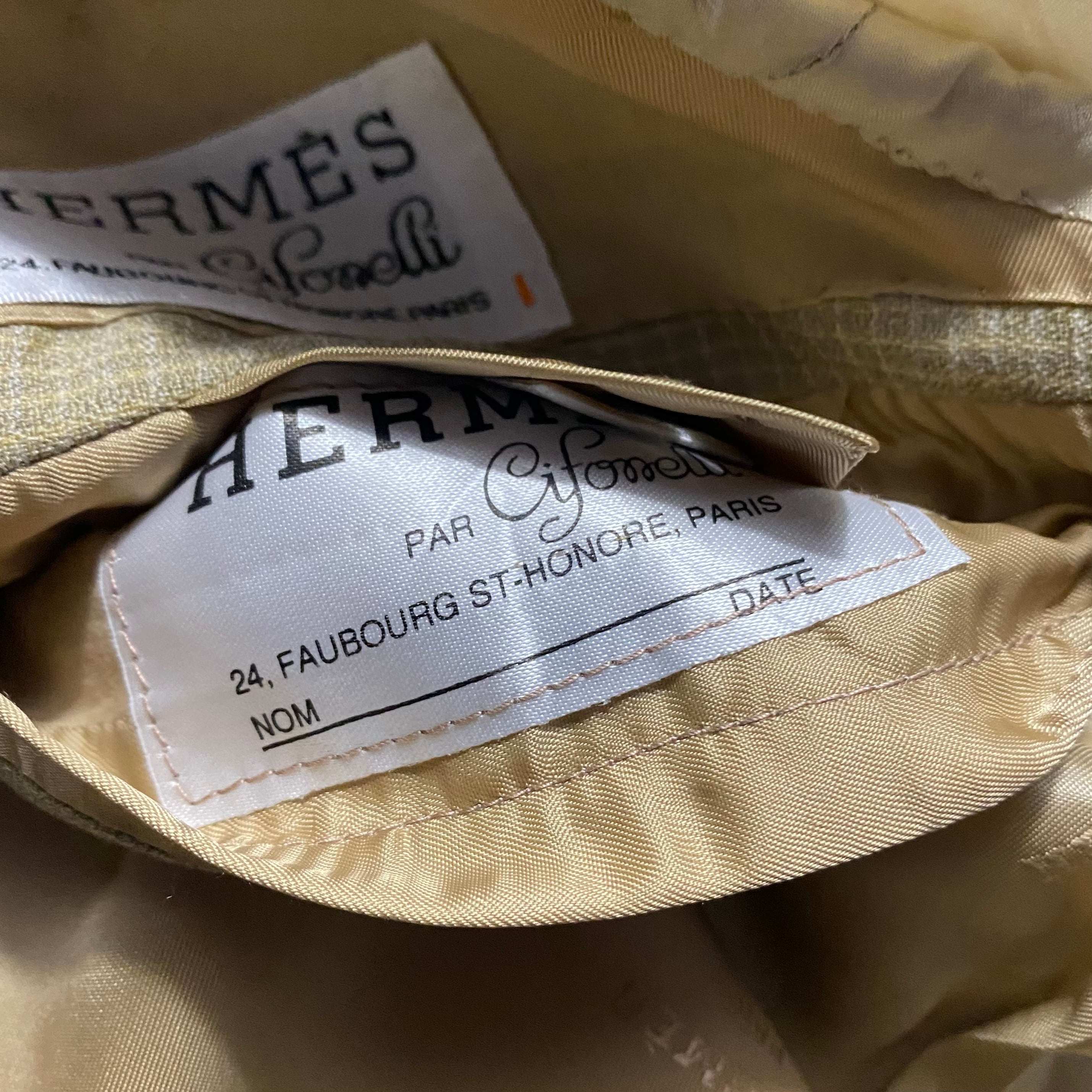 vintage HERMES × CIFONELLI suits set-up | NOIR ONLINE