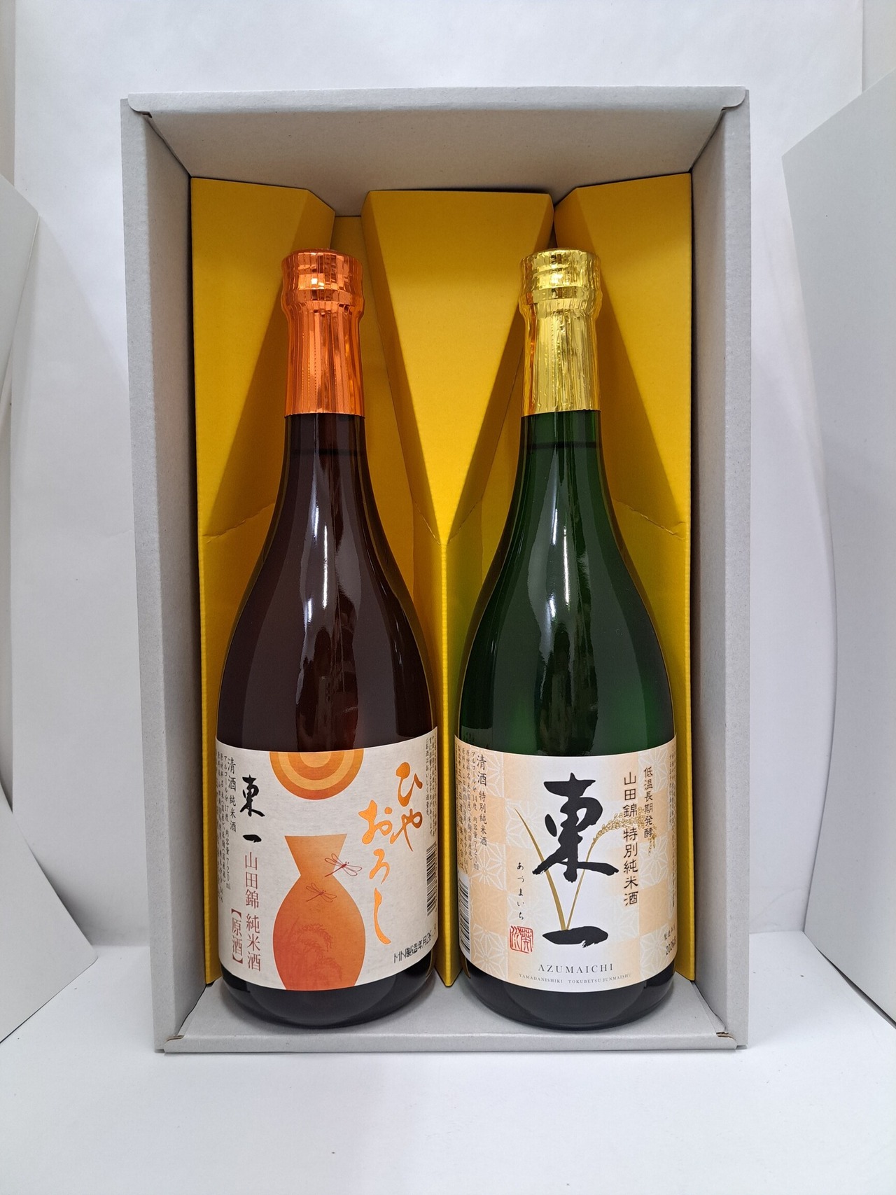 東一・秋セット①720ml×2本【ひやおろし+山田錦特別純米】