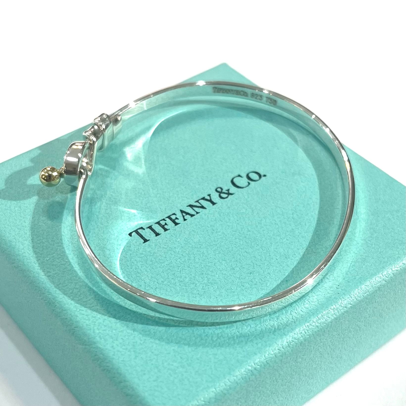 TIFFANY&CO.】2944 silver925×18k ティファニー コンビ silver× 18k
