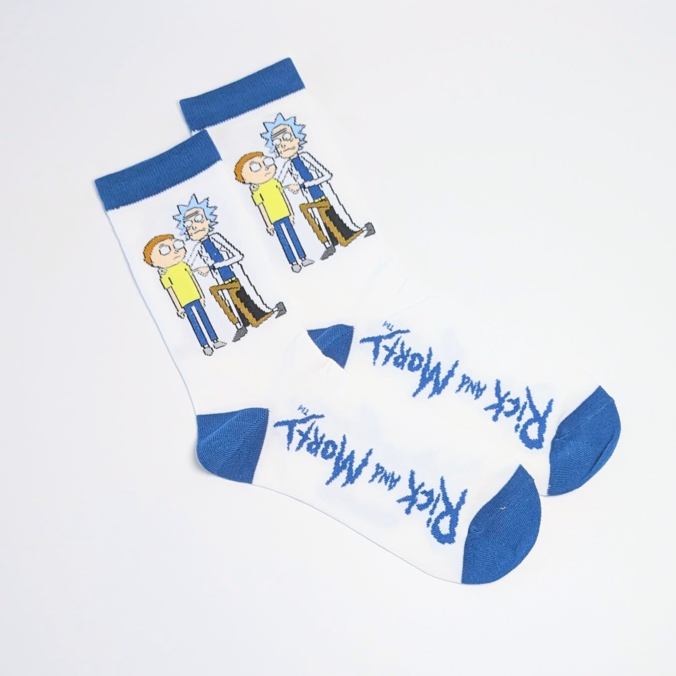 ♧【 crew socks / クルーソックス 】Rick and Morty ( リック・アンド・モーティ )  靴下 / ソックス〚アメリカン雑貨 アメトイ〛