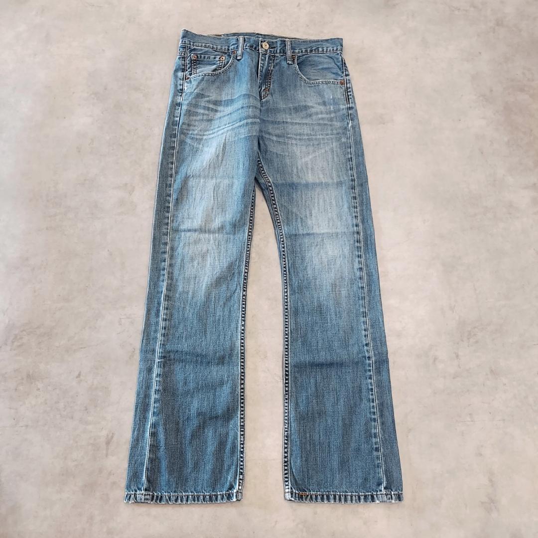 リーバイス527 Levis W30 フレアデニム 青 古着 ブーツ 20096