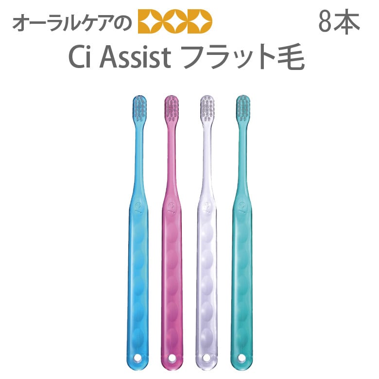 【税込1000円ポッキリセール！】(送料別) 8本 Ci Assist アシスト フラット毛 SS【メール便可 4セットまで】