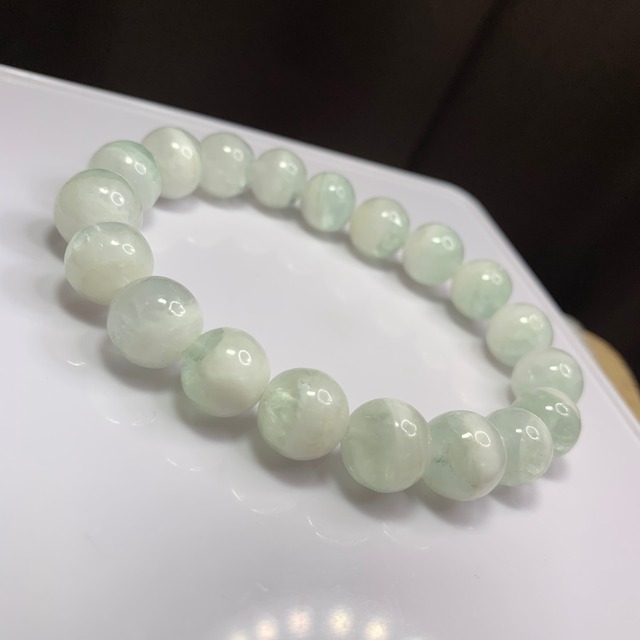 綺麗なバイカラー✩フローライトシリカブレスレット