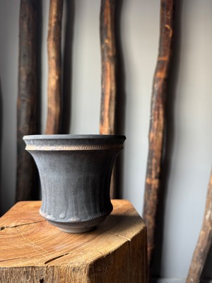 【新着】deracinefactory 閑野淳氏 10【高さ12cm 横幅13cm】最高の陶器鉢