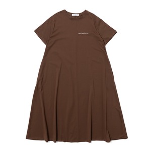 APD LOGO CASUAL DRESS / BROWN