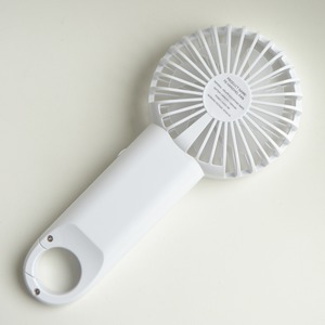 カラビナ付きポータブルファン★ハシビロコウ