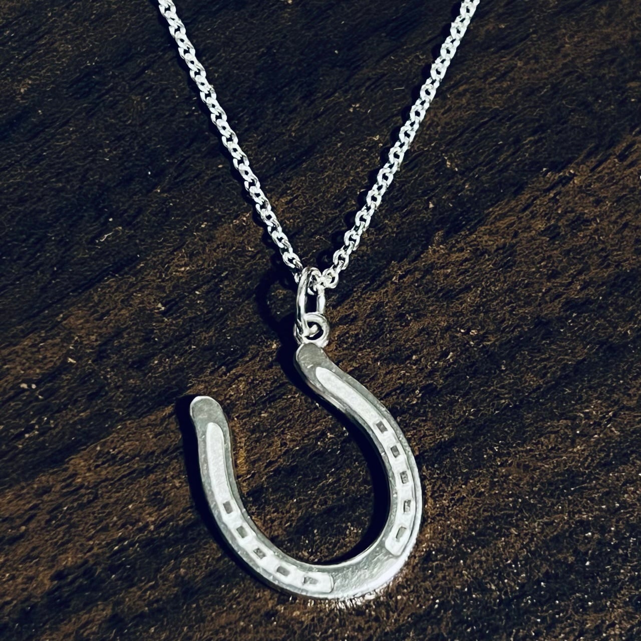 VINTAGE TIFFANY & CO. Horseshoe Charm Necklace Sterling VINTAGE TIFFANY & CO. Horseshoe Charm Necklace Sterling