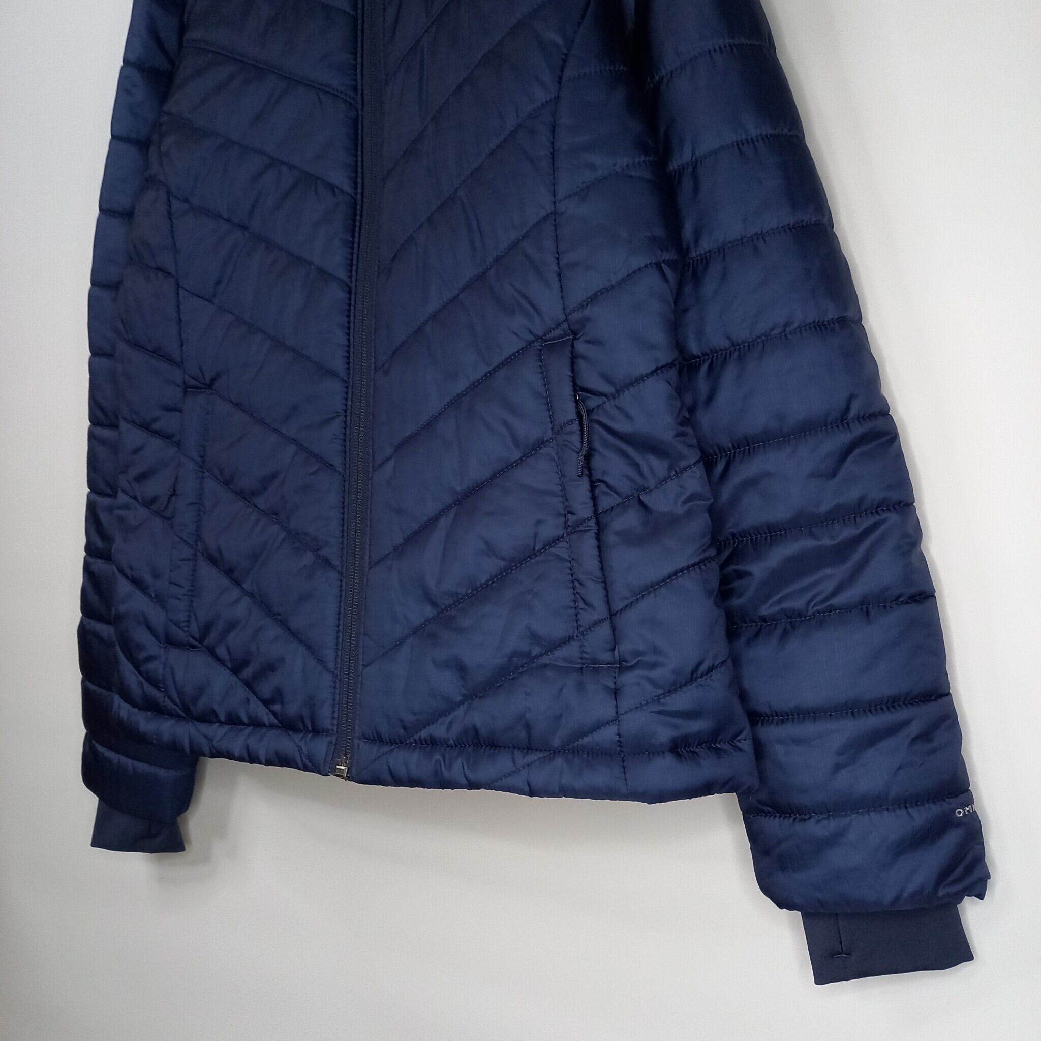 Columbia - コロンビア　ジップアップ　中綿ジャケット　オムニヒート　ライトダウン　刺繍ロゴ コロンビア ジップアップ 中綿ジャケット オムニヒート ライト