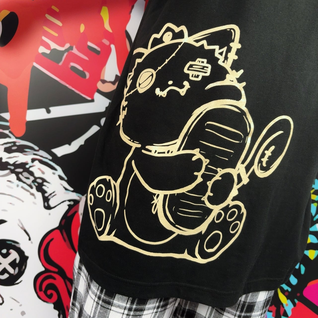 COTTON 100% BLACK CUTSEW【ミケに小判】 | NIER CLOTHING