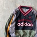 adidas / descente embroidery nylon pullover size L-O