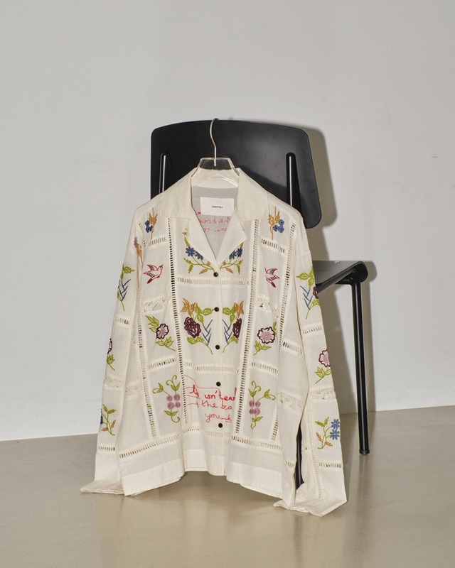 TODAYFUL(トゥデイフル) Embroidery Patchwork Shirts | サウス  