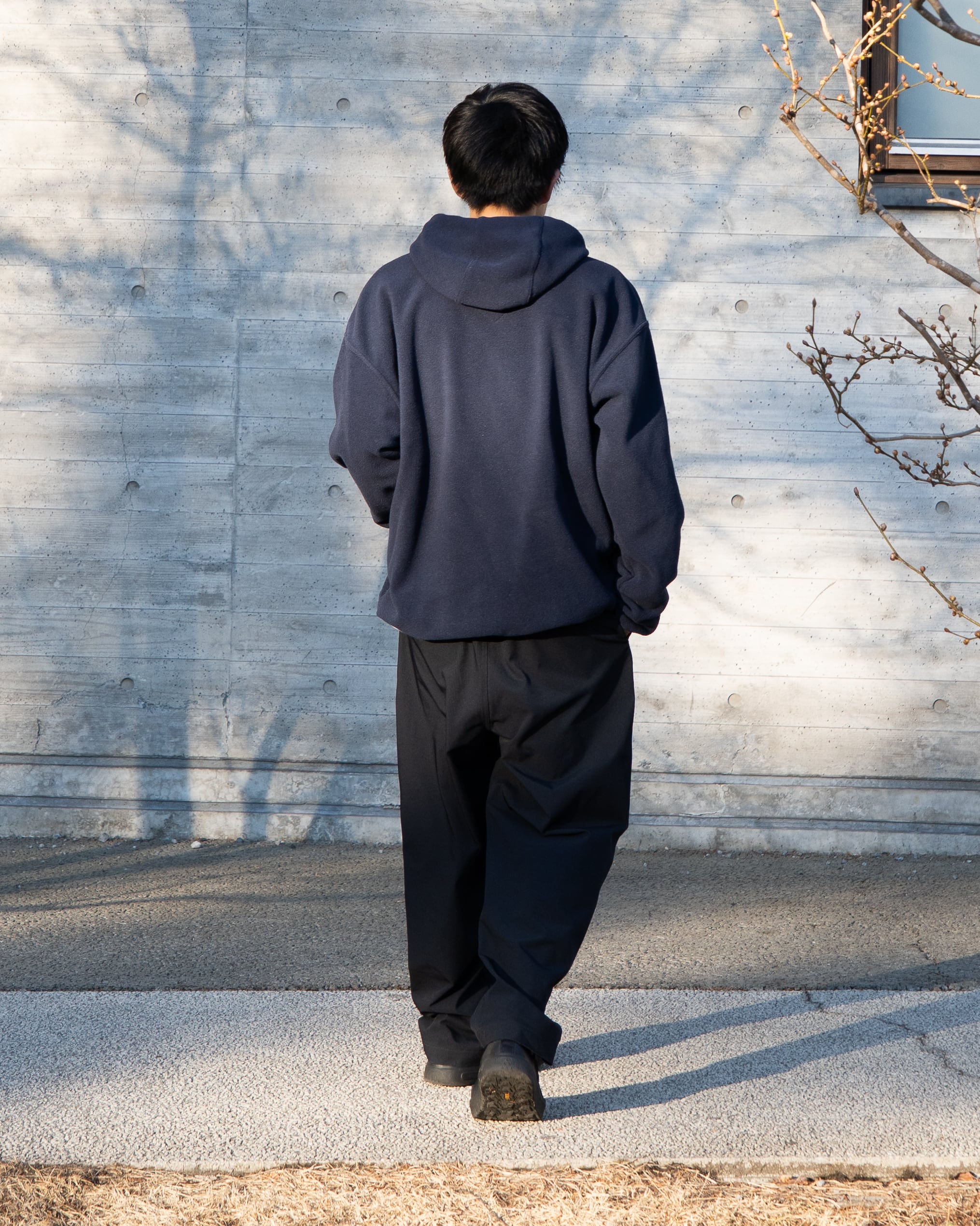 FLEECE ANORAK NAVY | What's up?