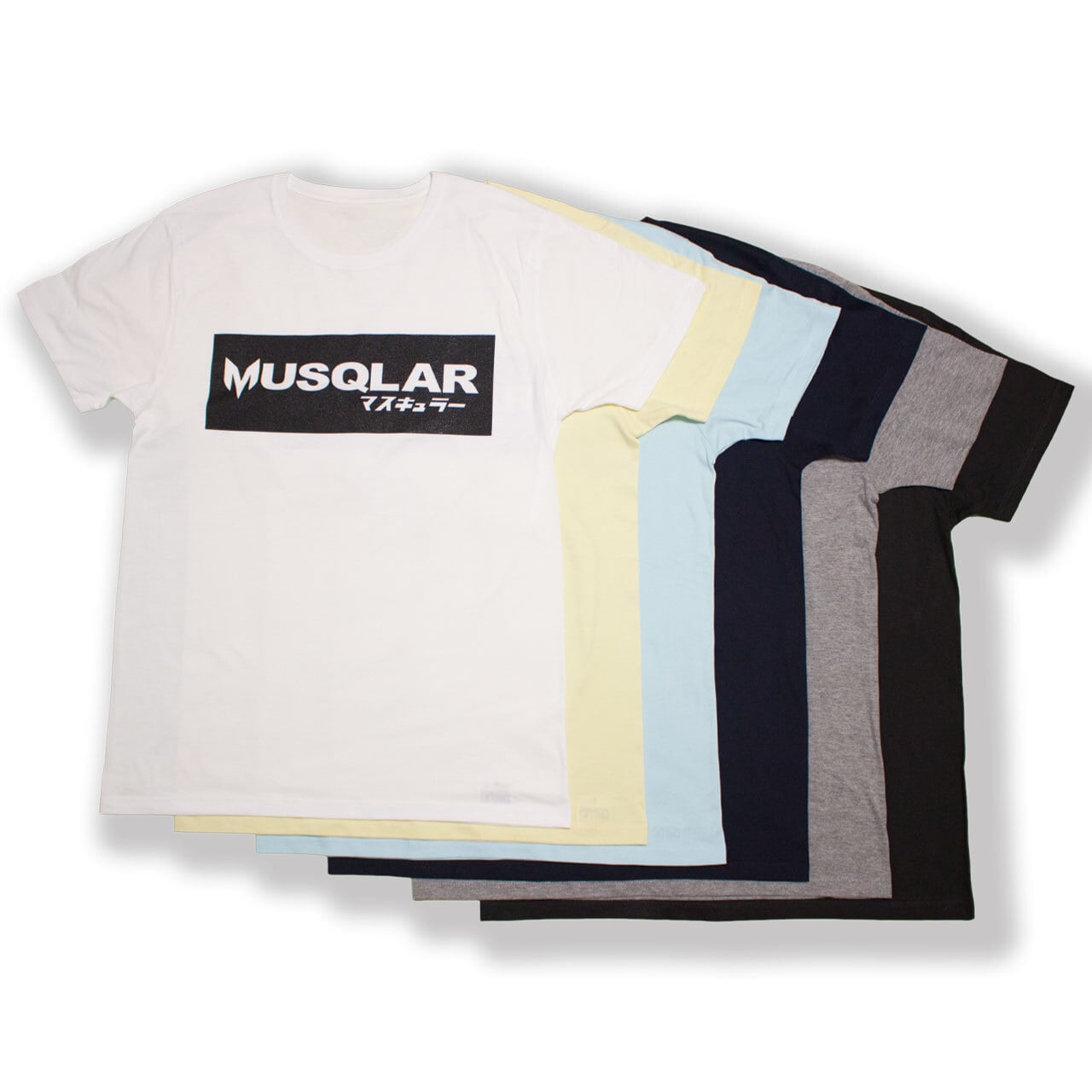 MUSQLAR スリムフィット Tシャツ