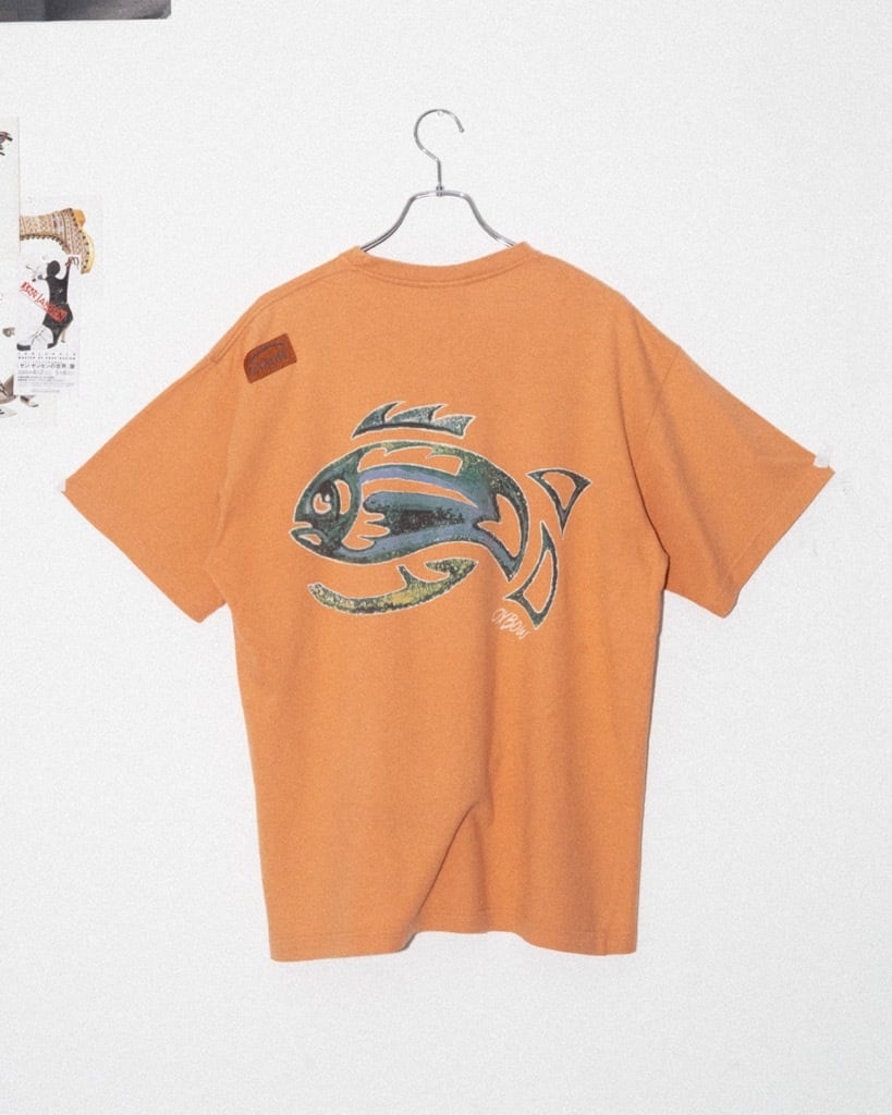1990s OXBOW Print T-shirt made in Portugal | Memory Memento