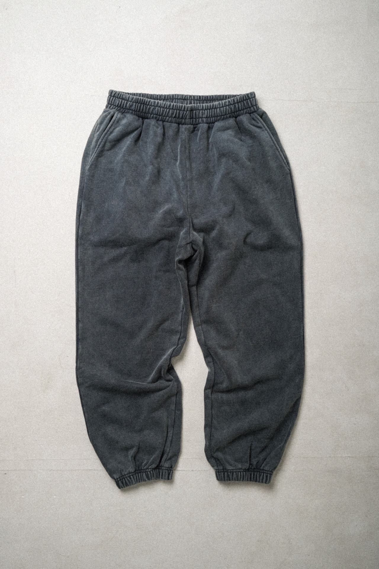 ヴィンテージスウェットロングパンツ　ダークブルーグレー