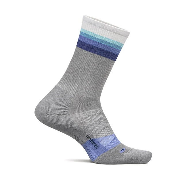Feetures フィーチャーズ Merino 10 Max Cushion Mini Crew Luminous Gray