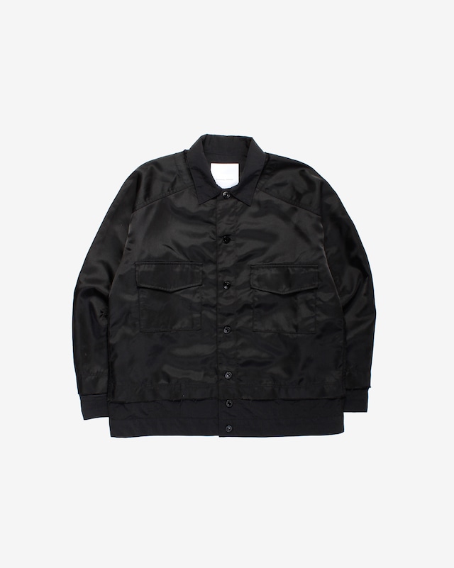 Layered Military Blouson -black <LSD-BB3B4>