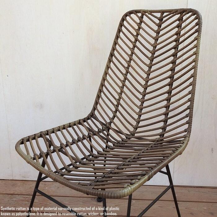 シンセティックラタン ガーデンチェア リゾートチェア アジアン家具 ma108 シンセティックラタン ダイニングチェア C35 DiningChair 人工ラタン
