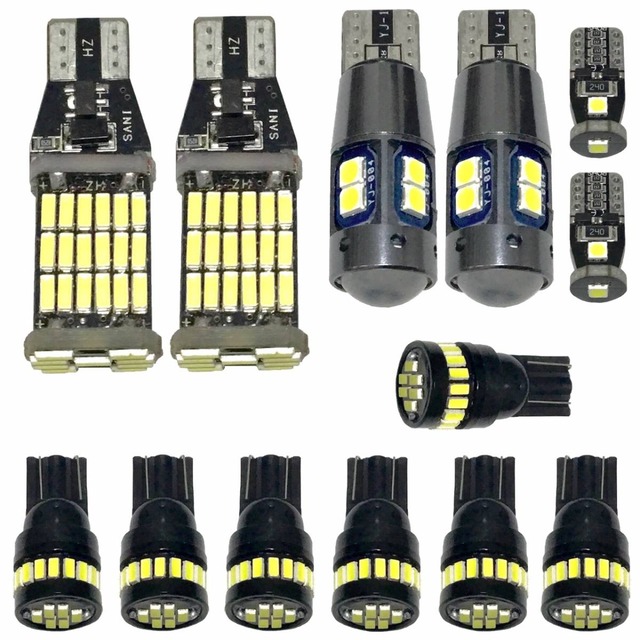 AHR20系 エスティマハイブリッド 超豪華版 LEDルームランプセットバックランプ＋ポジション＋ナンバー灯 ウェッジ球 ホワイト トヨタ