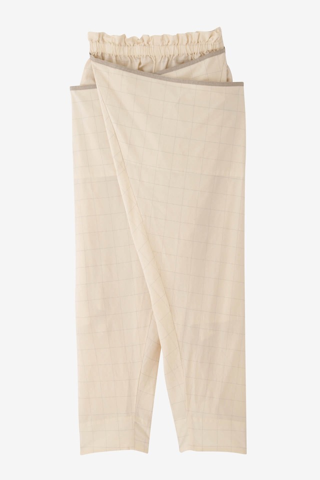 quitan - Kasane EASY PANT silkcotton *ECRU