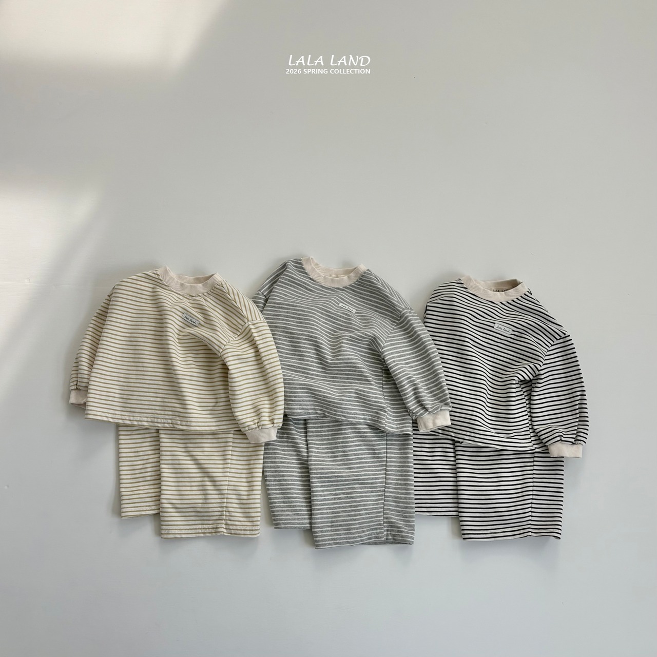 LALALAND 26/SS (Kids)Soft straight pants