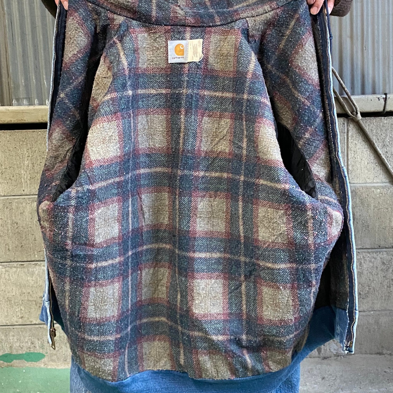 90年代 ビンテージ Carhartt カーハート デニム アクティブジャケット 