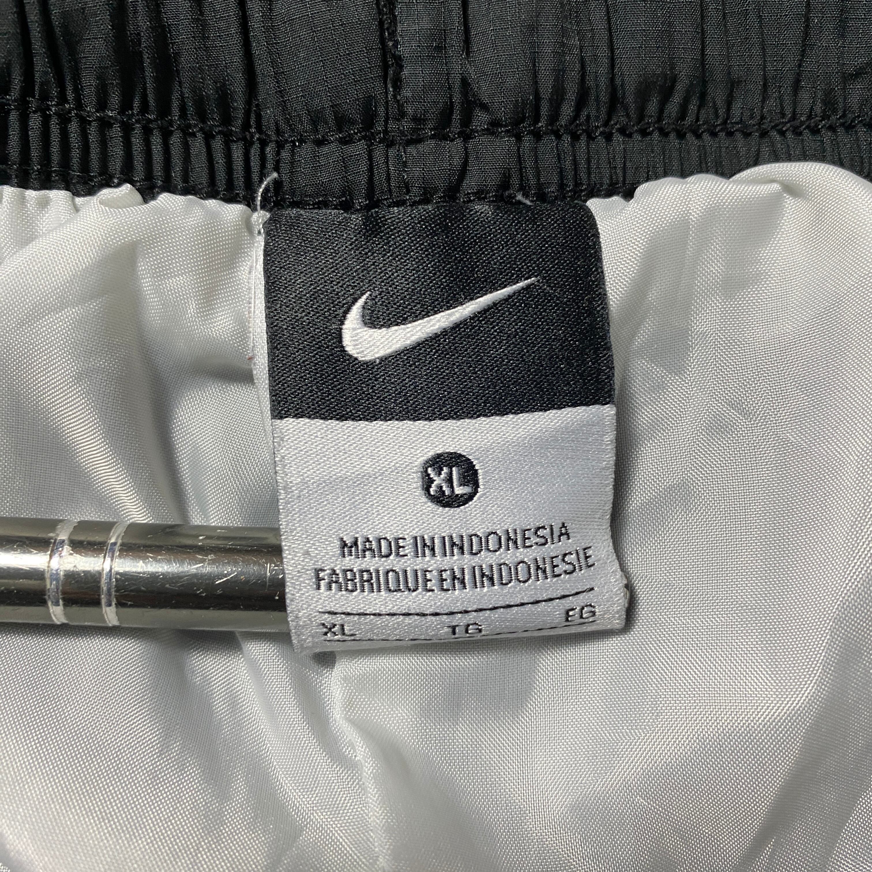00's NIKE ナイキ スウォッシュ 刺繍ロゴ サイドライン XLサイズ