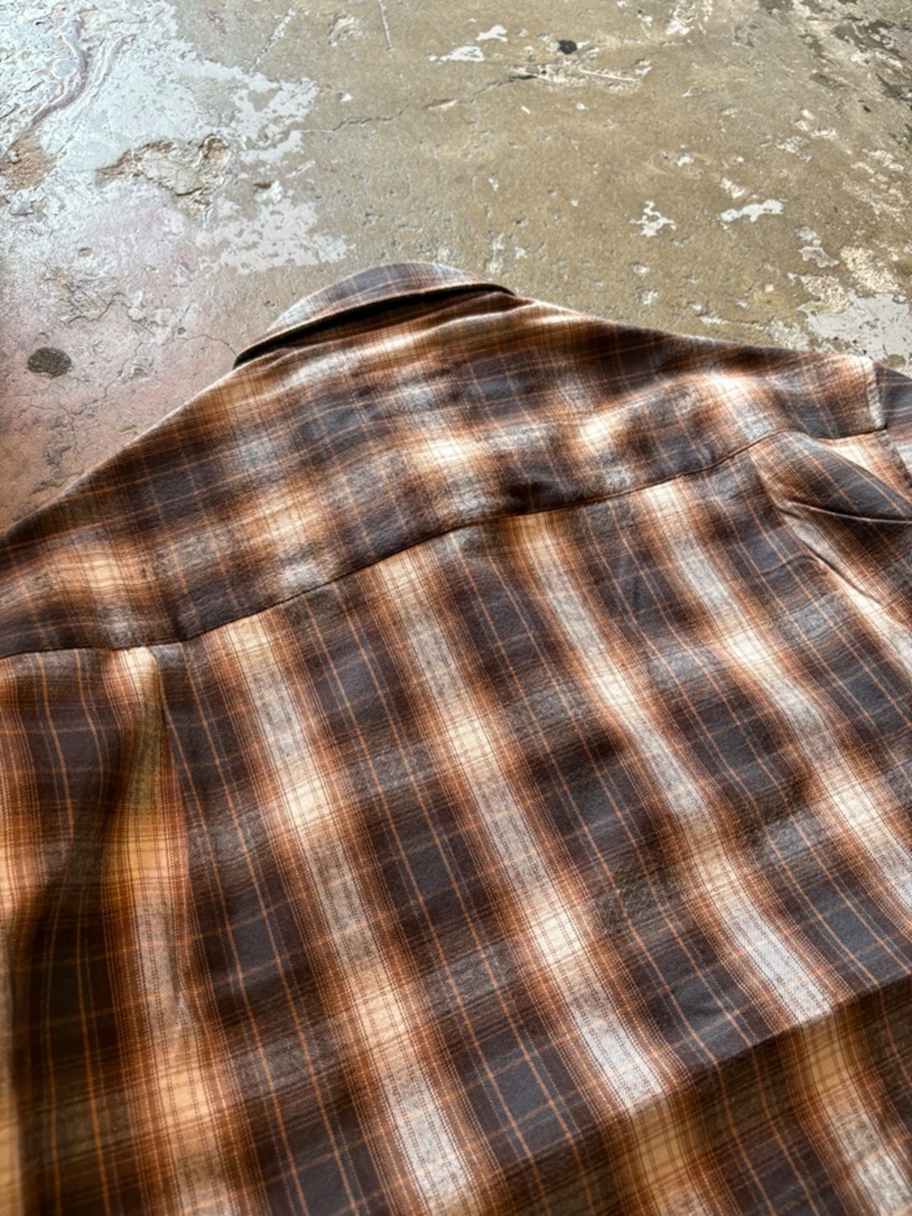 GENIUS CRAft / OMBRE CHECK SHIRT L/S / オンブレーチェックシャツ / ワイドシルェット / ボックスシルエット - 6