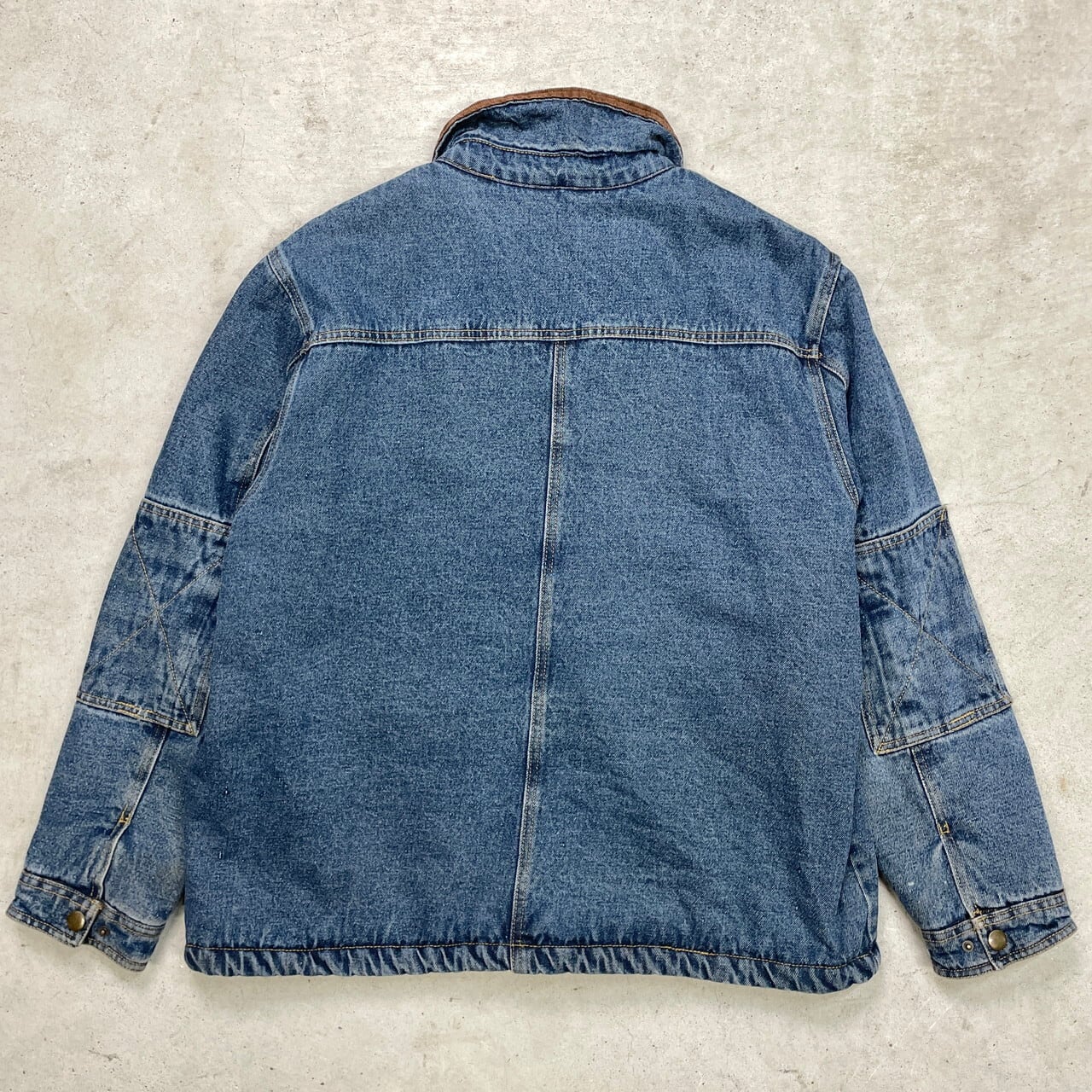 00年代 Wrangler ラングラー コーデュロイ襟 デニムボアジャケット
