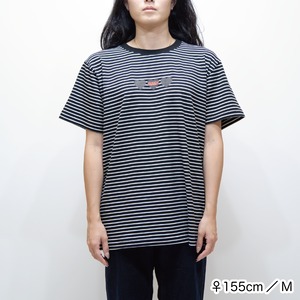 HOWDY Border TEE [ホワイト×ブラック]