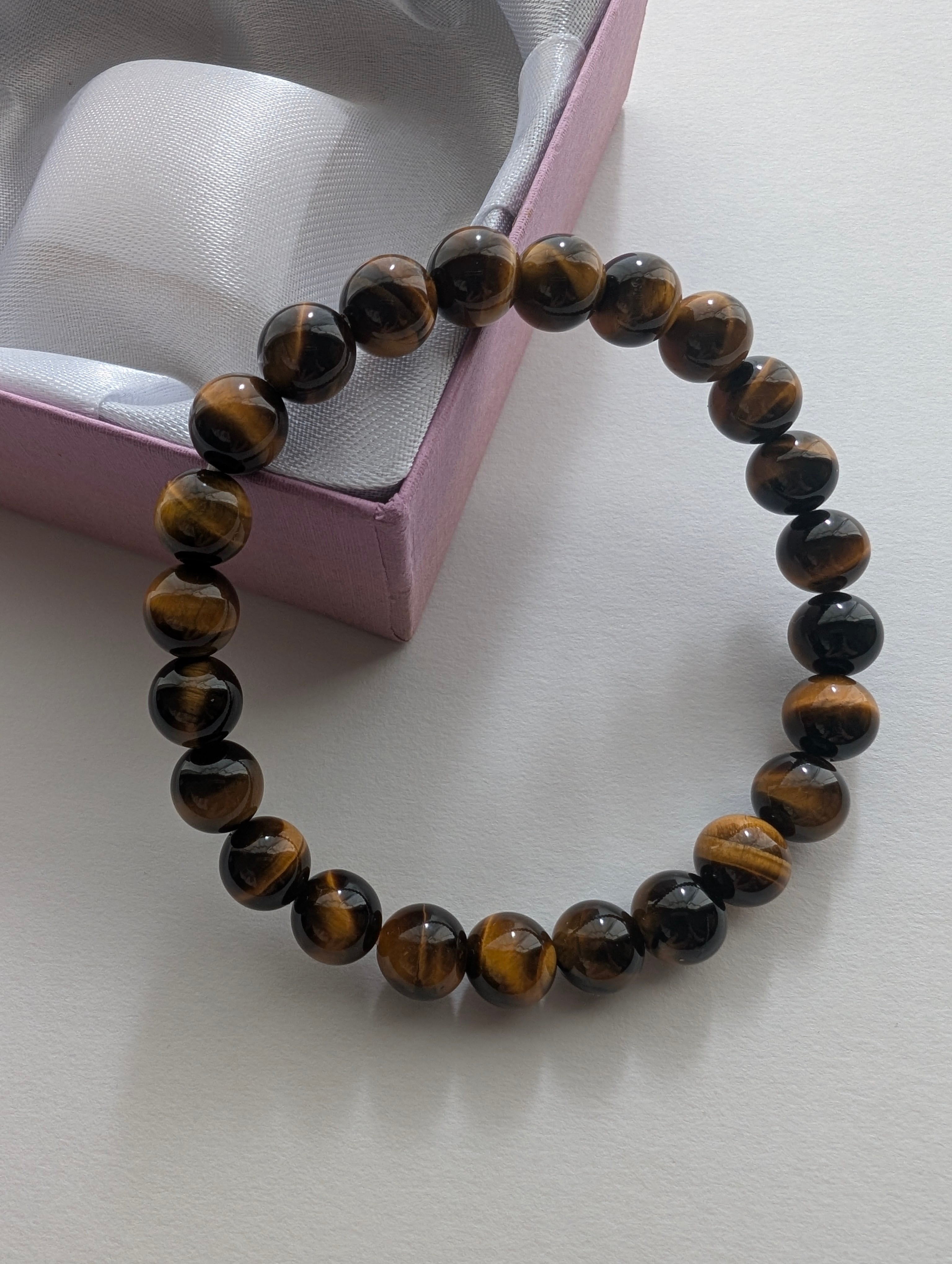 タイガーアイ 8mm玉 | 天然石のささやき