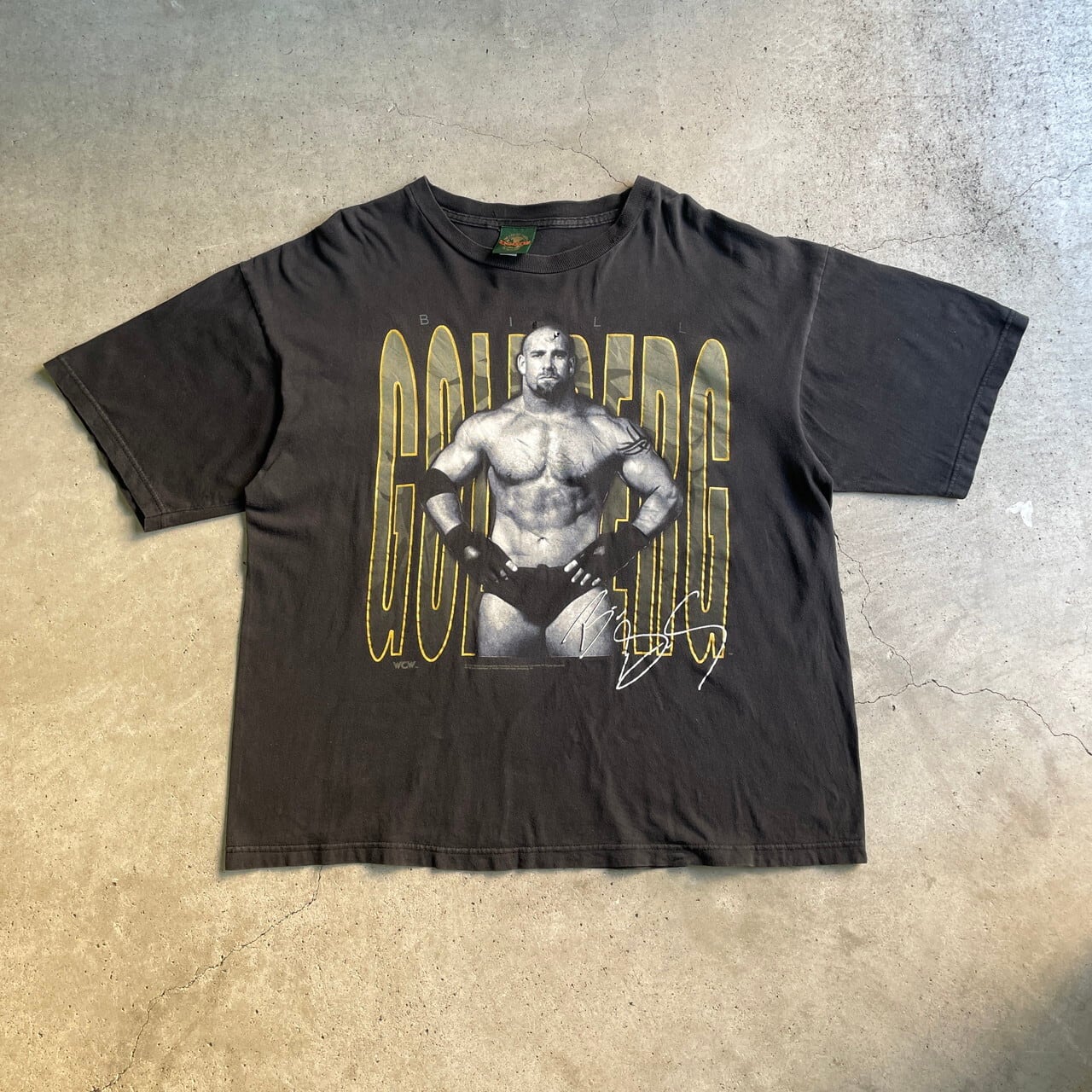 ビッグサイズ 90年代 USA製 WCW BILL GOLDBERG プロレスラー プリント 