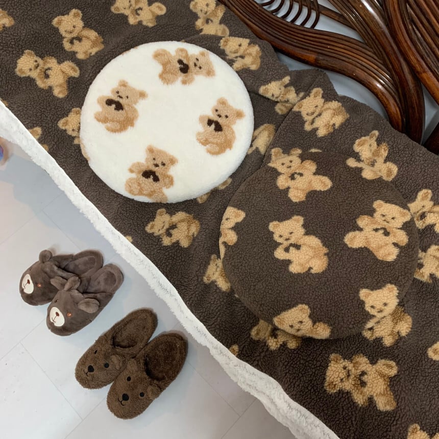 bear cussion 2colors / ベア クッション テディーベア メモリー