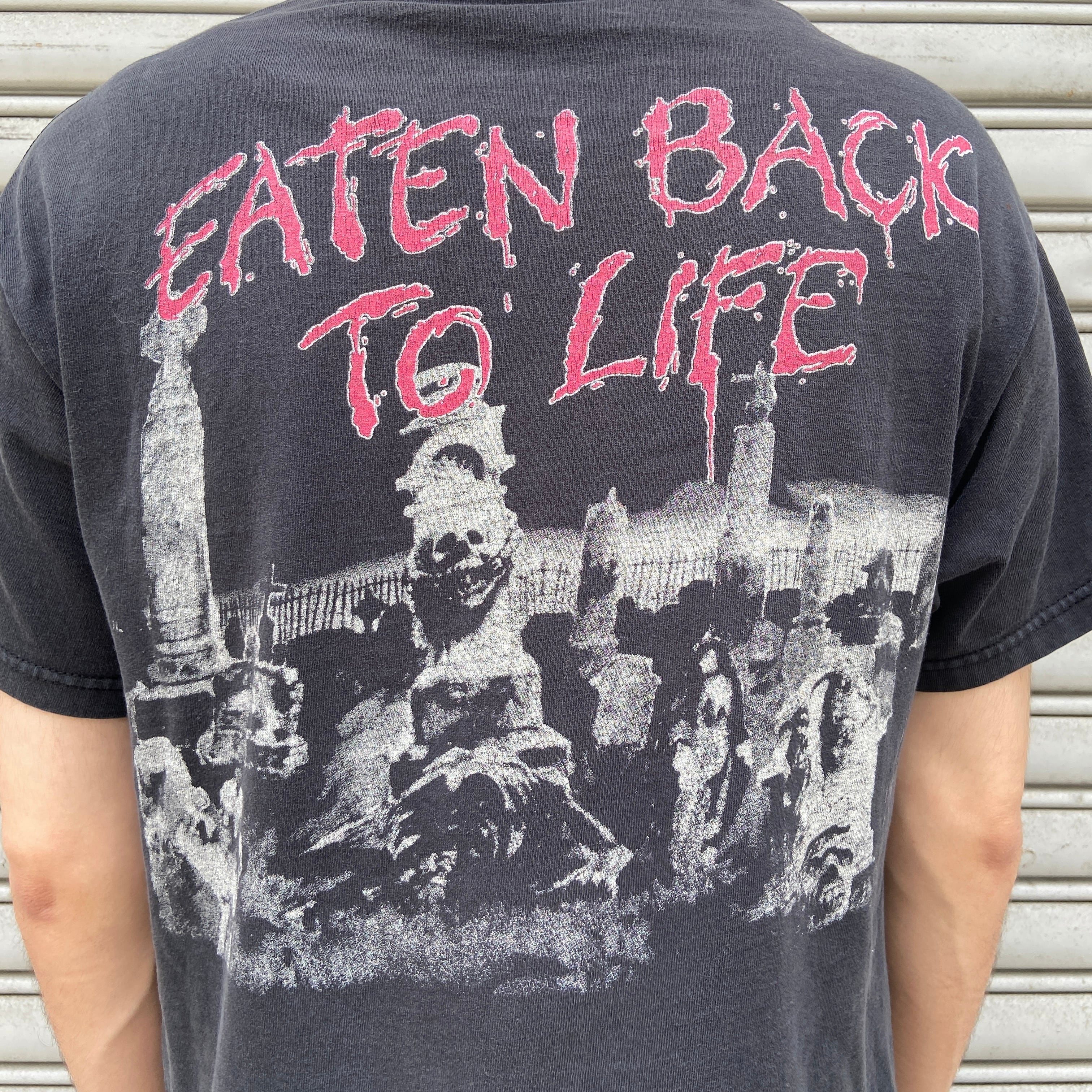 00s カンニバルコープス デスメタル バンドTシャツ グラフィック 黒 M
