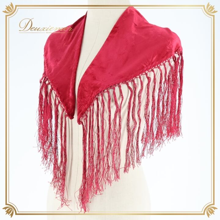 シージョ ブラック×スカーレット幾何柄 フレコ フラメンコ 衣装 楽天